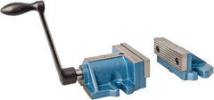 Bison - 6" Jaw Width, Horizontal Stationary Machine Vise - Manual Operation, 1 Station, 3" Deep, 8,990 Lb Max Clamp Force - Exact Tool & Supply