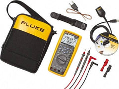 Fluke - 16 Piece, Electrical Test Equipment Combination Kit - 1,000 Volt Max, 10 Max Amp - Exact Tool & Supply