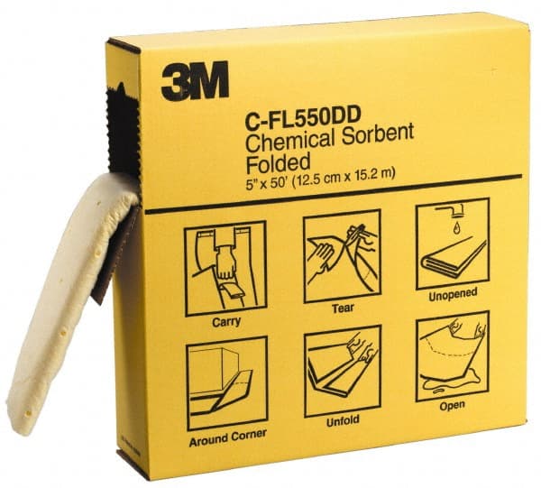 3M - Pads, Rolls & Mats Type: Roll Application: Chemical/Hazmat - Exact Tool & Supply