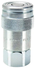 Parker - 3/4-16 SAE Steel Hydraulic Hose Female Straight Thread Nipple - 3,625 psi - Exact Tool & Supply