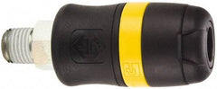 Parker - 1/2 Male NPTF Industrial Pneumatic Hose Coupler - Polyamide, 1/2" Body Diam - Exact Tool & Supply