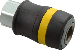 Parker - 1/2 Female NPTF Industrial Pneumatic Hose Coupler - Polyamide, 1/2" Body Diam - Exact Tool & Supply