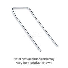 Metro - Cart Accessories; Media Type: One-Piece Handle ; For Use With: Metro Super Erecta & Metro Super Adjustable Utility Cart ; Color: Silver ; Width: 18.0000 ; Height (Decimal Inch): 34.500000 ; Material: Steel - Exact Tool & Supply