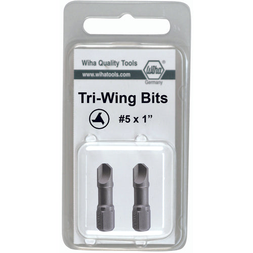 Tri-Wing Insert Bit #5 × 25mm (2 Bit Pack) - Exact Tool & Supply
