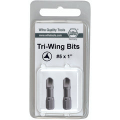 Tri-Wing Insert Bit #1 × 25mm (2 Bit Pack) - Exact Tool & Supply