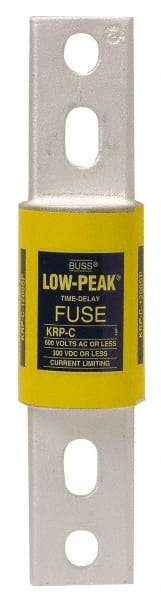 Cooper Bussmann - 300 VDC, 600 VAC, 1200 Amp, Time Delay General Purpose Fuse - Fuse Holder Mount, 10-3/4" OAL, 100 at DC, 300 at AC (RMS) kA Rating, 2-25/64" Diam - Exact Tool & Supply