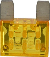 Cooper Bussmann - 20 Amp, 32 VDC, Bussmann MAX-20, Fast Acting Automotive Fuse - 1.35" Long, Yellow, Littlefuse MAX20, Ferraz Shawmut AF3-20 - Exact Tool & Supply