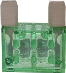 Cooper Bussmann - 30 Amp, 32 VDC, Bussmann MAX-30, Fast Acting Automotive Fuse - 1.35" Long, Green, Littlefuse MAX30, Ferraz Shawmut AF3-30 - Exact Tool & Supply