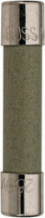 Cooper Bussmann - 250 VAC, 0.1 Amp, Time Delay Miniature Ceramic Fuse - 1-1/4" OAL, 1/4" Diam - Exact Tool & Supply
