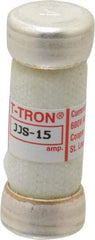 Cooper Bussmann - 600 VAC, 15 Amp, Fast-Acting General Purpose Fuse - Fuse Holder Mount, 1-1/2" OAL, 200 at AC (RMS) kA Rating, 9/16" Diam - Exact Tool & Supply