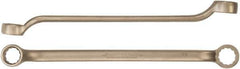 Ampco - 1-7/16" x 1-5/8" 12 Point Offset Box Wrench - Double End, 19-1/4" OAL, Aluminum Bronze - Exact Tool & Supply