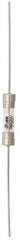 Cooper Bussmann - 250 VAC, 32 VDC, 0.25 Amp, Time Delay Miniature Glass Fuse - 20mm OAL, 10 at 125 V kA Rating, 5mm Diam - Exact Tool & Supply