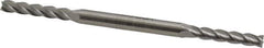 Made in USA - 5/32", 7/8" LOC, 3/16" Shank Diam, 3-1/4" OAL, 4 Flute, High Speed Steel Square End Mill - Double End, Uncoated - Exact Tool & Supply