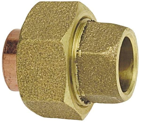 NIBCO - 5/8" Cast Copper Pipe Union - C x C, Pressure Fitting - Exact Tool & Supply