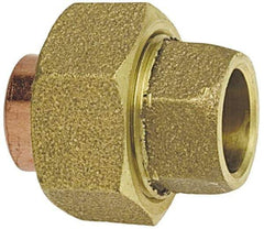 NIBCO - 5/8" Cast Copper Pipe Union - C x C, Pressure Fitting - Exact Tool & Supply