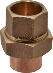 NIBCO - 1" Cast Copper Pipe Union - C x C, Pressure Fitting - Exact Tool & Supply