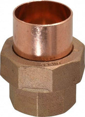 NIBCO - 1-1/2" Cast Copper Pipe Union - C x C, Pressure Fitting - Exact Tool & Supply