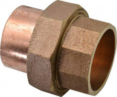 NIBCO - 2" Cast Copper Pipe Union - C x C, Pressure Fitting - Exact Tool & Supply