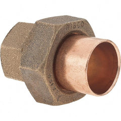 NIBCO - 3/4" Cast Copper Pipe Union - C x C, Pressure Fitting - Exact Tool & Supply