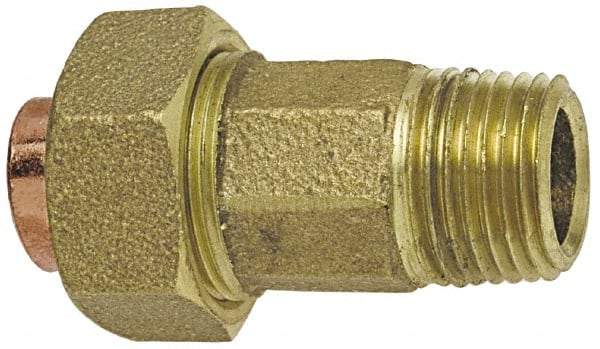 NIBCO - 2-1/2" Cast Copper Pipe Union - C X M, Pressure Fitting - Exact Tool & Supply