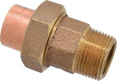 NIBCO - 1" Cast Copper Pipe Union - C X M, Pressure Fitting - Exact Tool & Supply