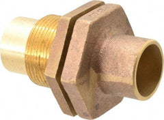 NIBCO - 1" Cast Copper Pipe Bulkhead - C x C, Pressure Fitting - Exact Tool & Supply