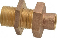 NIBCO - 1/2" Cast Copper Pipe Bulkhead - C x F, Pressure Fitting - Exact Tool & Supply