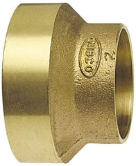 NIBCO - 1-1/4 x 1-1/4", Cast Copper Drain, Waste & Vent Pipe Trap Adapter - Ftg x SJ - Exact Tool & Supply
