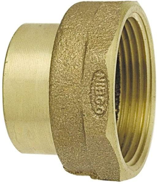 NIBCO - 3", Cast Copper Drain, Waste & Vent Pipe Adapter - Ftg x F - Exact Tool & Supply