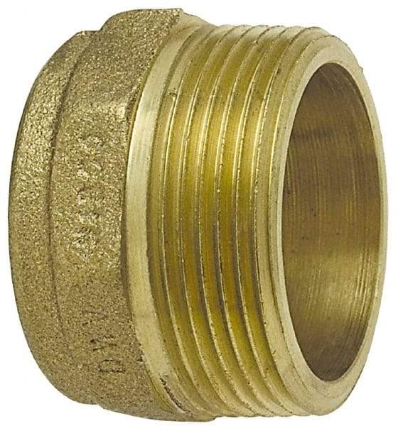 NIBCO - 1-1/2 x 2", Cast Copper Drain, Waste & Vent Pipe Hex Adapter - C x M - Exact Tool & Supply