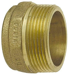 NIBCO - 1-1/2 x 2", Cast Copper Drain, Waste & Vent Pipe Hex Adapter - C x M - Exact Tool & Supply