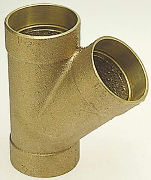NIBCO - 1-1/2", Cast Copper Drain, Waste & Vent Pipe - C x C x C - Exact Tool & Supply