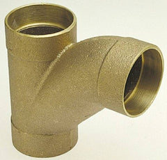 NIBCO - 1-1/2", Cast Copper Drain, Waste & Vent Pipe Long Turn T Y - C x C x C - Exact Tool & Supply