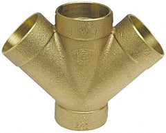 NIBCO - 2", Cast Copper Drain, Waste & Vent Pipe - C x C x C x C - Exact Tool & Supply