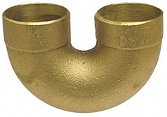 NIBCO - 2 x 1-1/2", Cast Copper Drain, Waste & Vent Pipe Return Bend - C x C - Exact Tool & Supply