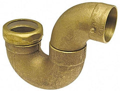 NIBCO - 1-1/2", Cast Copper Drain, Waste & Vent Pipe P Trap - C x SJ - Exact Tool & Supply