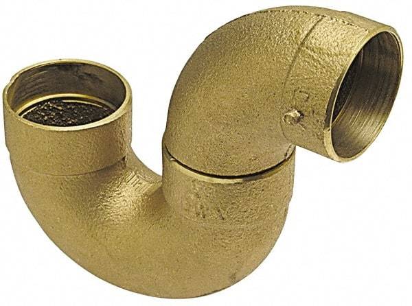 NIBCO - 1-1/2", Cast Copper Drain, Waste & Vent Pipe P Trap - C x C - Exact Tool & Supply