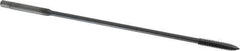 Kennametal - #10-24 UNC 2 Flute H3 Oxide Finish High Speed Steel Spiral Point Extension Tap - Plug Chamfer, 6" OAL, 2B/3B Class of Fit - Exact Tool & Supply