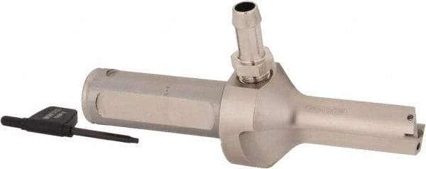 Seco - 1.732" Max Drill Depth, 2xD, 22mm Diam, Indexable Insert Drill - 2 Inserts, 1" Shank Diam, Straight Shank - Exact Tool & Supply