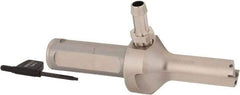 Seco - 1.732" Max Drill Depth, 2xD, 22mm Diam, Indexable Insert Drill - 2 Inserts, 1" Shank Diam, Straight Shank - Exact Tool & Supply
