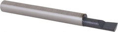 Scientific Cutting Tools - 0.2" Min Bore Diam, 0.6" Max Bore Depth, 1/4 Shank Diam, Boring Bar - Exact Tool & Supply