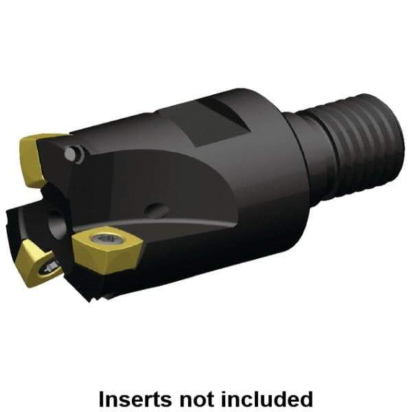 Kennametal - 1" Cutting Diam, Modular Connection Indexable Copy End Mill - 2 Inserts, XDLT0904 Insert, A7792VXD09SA1.0Z2R1.4 Toolholder - Exact Tool & Supply