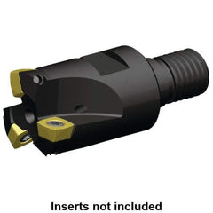Kennametal - 1" Cutting Diam, Modular Connection Indexable Copy End Mill - 2 Inserts, XDLT0904 Insert, A7792VXD09SA1.0Z2R1.4 Toolholder - Exact Tool & Supply