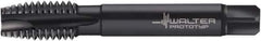 Walter-Titex - 3/8-16 UNC, 4 Flutes, Plug Chamfer, Oxide Finish, Cobalt Spiral Point STI Tap - 3-3/8" OAL, 0.367" Shank Diam, 7/16" Square Length, 0.275" Square Size, 3B Class of Fit, Series A222539 - Exact Tool & Supply