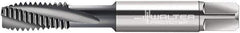 Walter-Prototyp - #12-28 UNF 3 Flute 3B Modified Bottoming Spiral Flute Tap - Cobalt, Nitride Finish, 2-3/8" OAL, Right Hand Flute, Right Hand Thread, Series A23406 - Exact Tool & Supply
