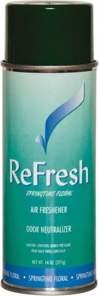 Ability One - Air Fresheners; Type: Air Freshener ; Scent: Springtime ; Form: Aerosol ; Container Size: 14 oz. ; Concentrated: No - Exact Tool & Supply