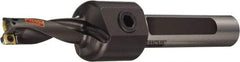 Sandvik Coromant - 2.402" Max Drill Depth, 3xD, 3/4" Diam, Indexable Insert Drill - 2 Inserts, 1" Shank Diam, Flange Shank - Exact Tool & Supply