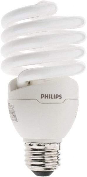 Philips - 26 Watt Fluorescent Residential/Office Medium Screw Lamp - 4,100°K Color Temp, 1,800 Lumens, 120 Volts, EL/mDT, 10,000 hr Avg Life - Exact Tool & Supply