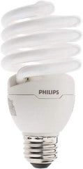 Philips - 26 Watt Fluorescent Residential/Office Medium Screw Lamp - 4,100°K Color Temp, 1,800 Lumens, 120 Volts, EL/mDT, 10,000 hr Avg Life - Exact Tool & Supply