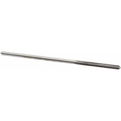 Made in USA - 0.1225" High Speed Steel 4 Flute Chucking Reamer - Exact Tool & Supply